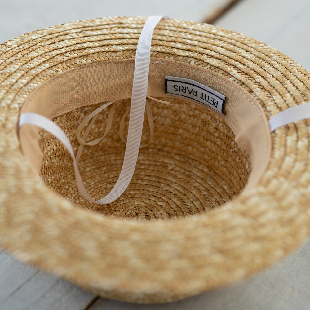 Straw boat hat