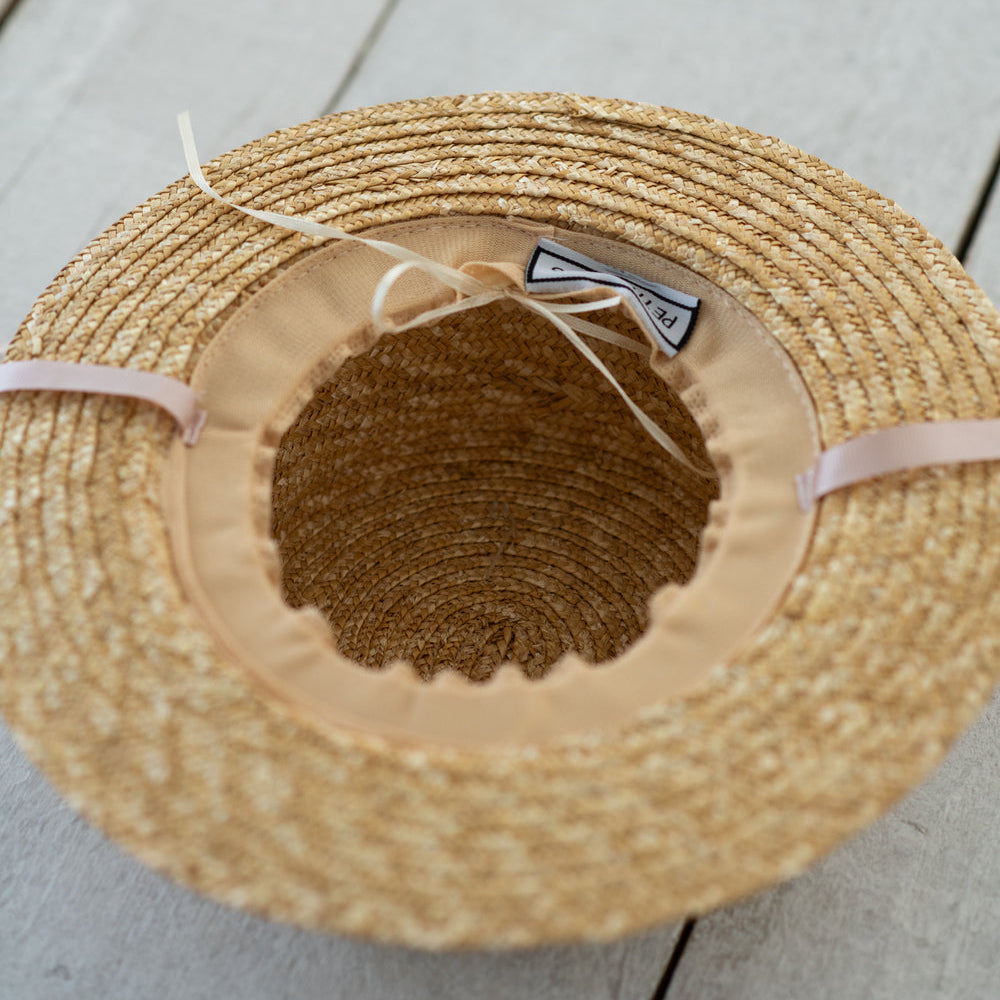 Straw boat hat